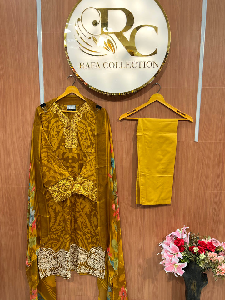 Cotton Embroidered suits 2637