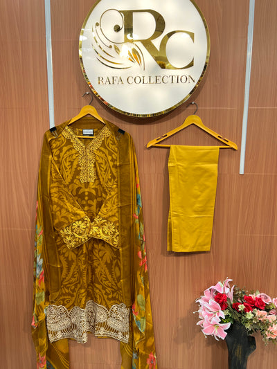 Cotton Embroidered suits 2637
