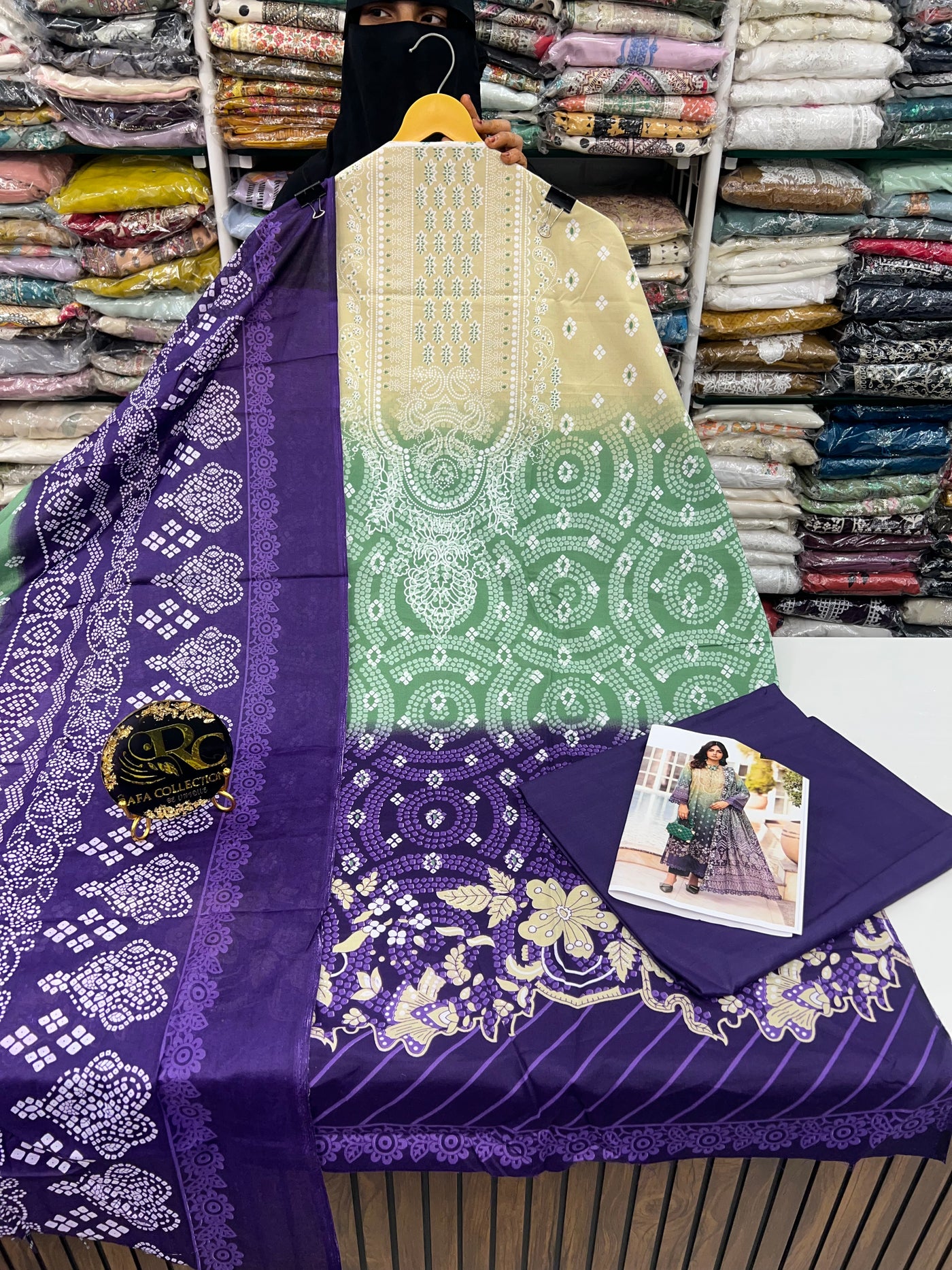 Cotton unstitched suits 2798