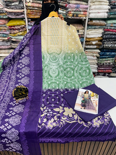 Cotton unstitched suits 2798