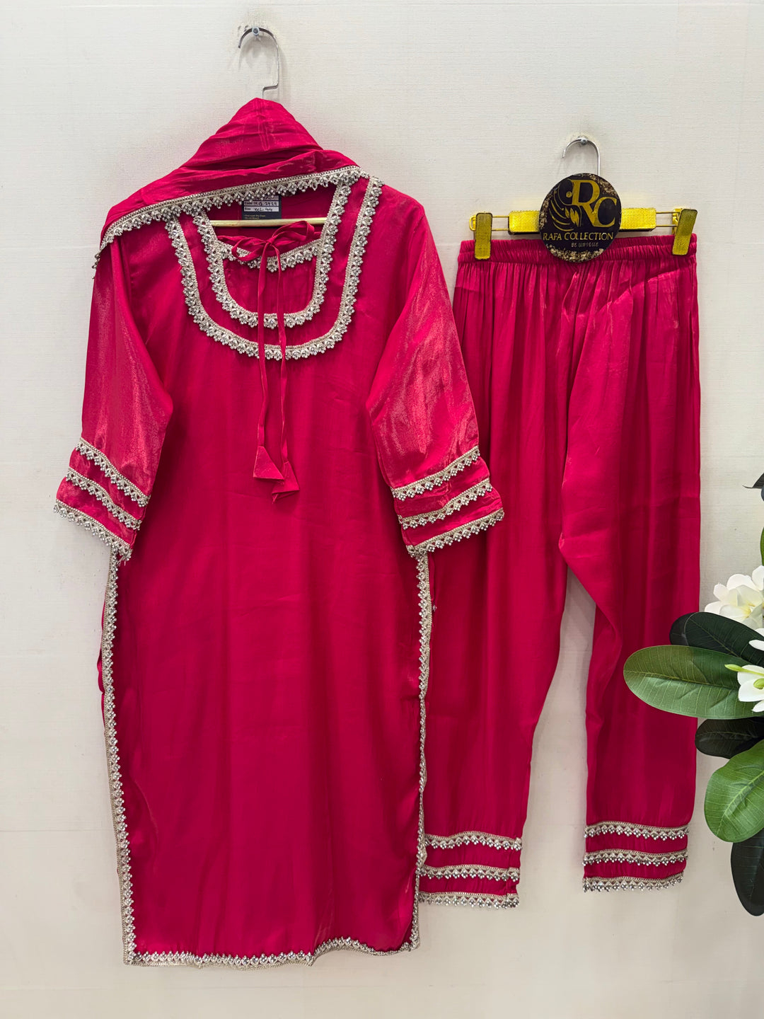 Shimmer viral lace suits