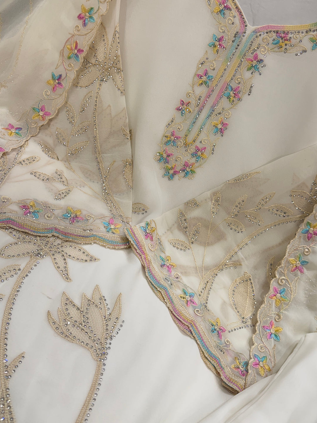 Embroidered readymade suits