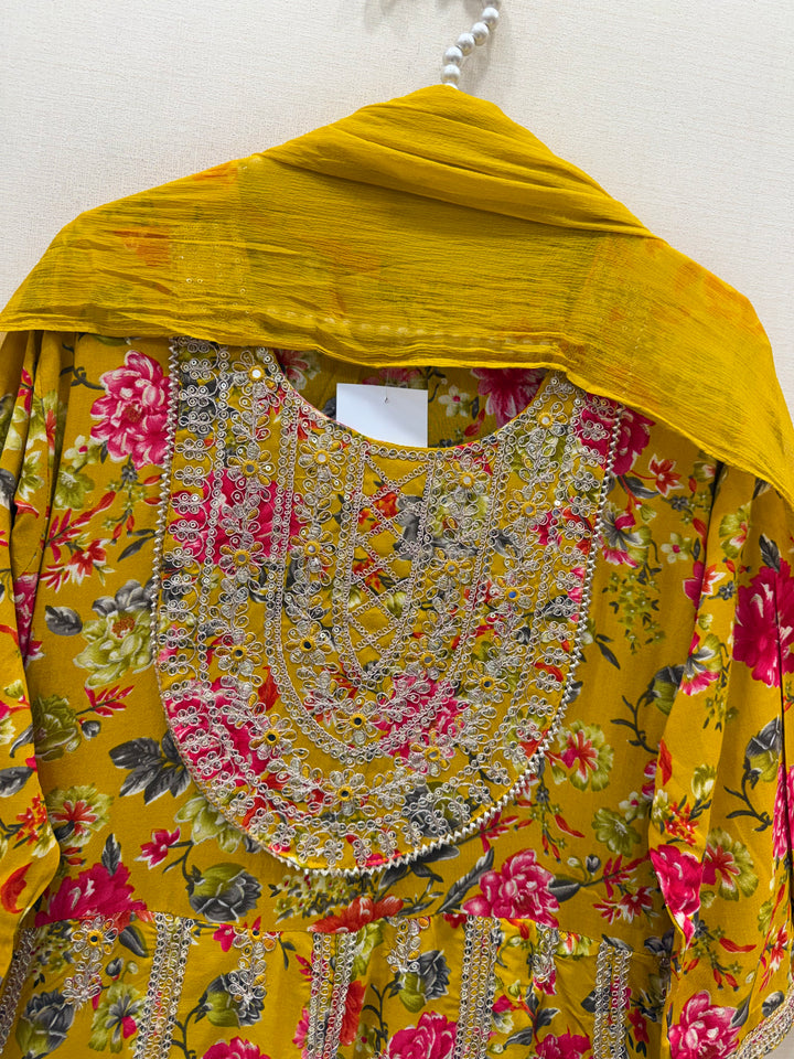 Anarkali embroidered Suits