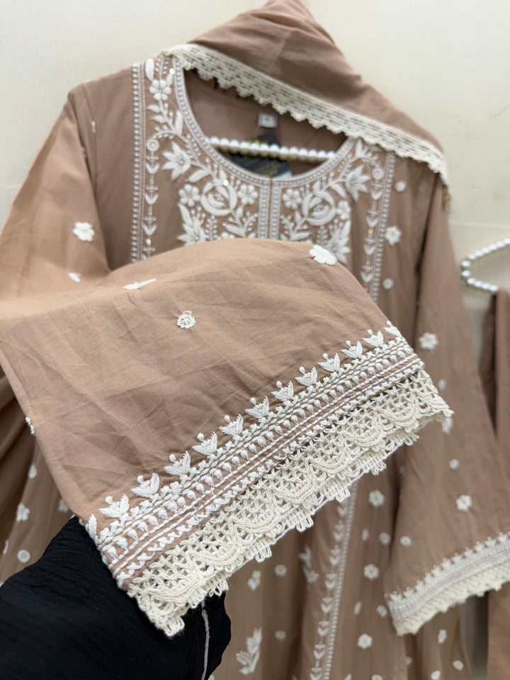 A-line Lucknawi suits