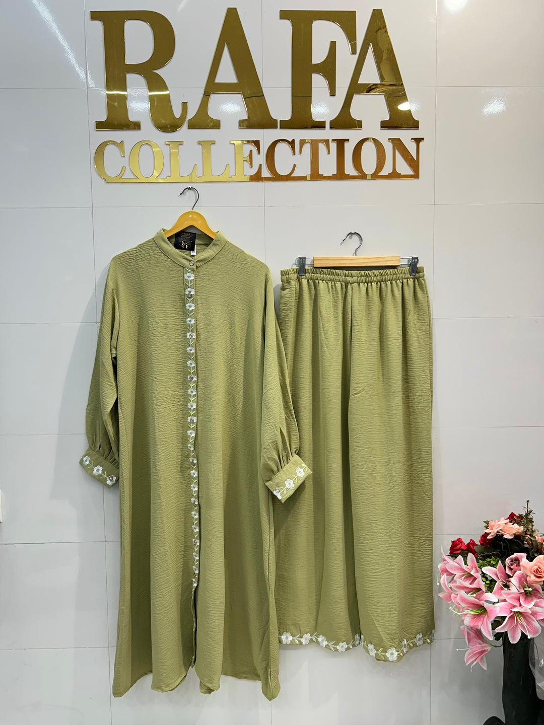 Imported crinkle co-ord sets