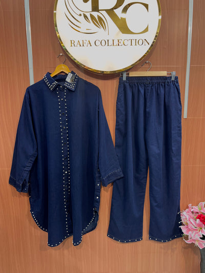 Denim long Co-ord sets 2723