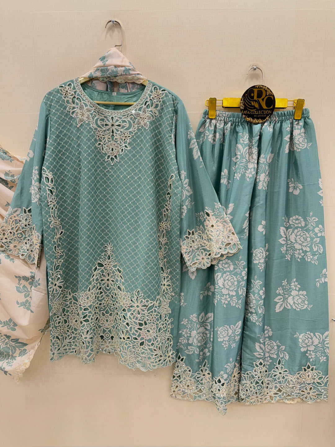 Pakistani cutwork suits