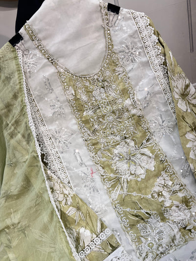 Cotton Handwork Suit 67270
