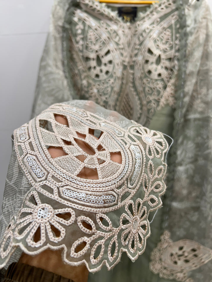 Premium cutwork suit 2668