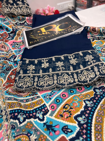 Gown pant Dupatta 1827