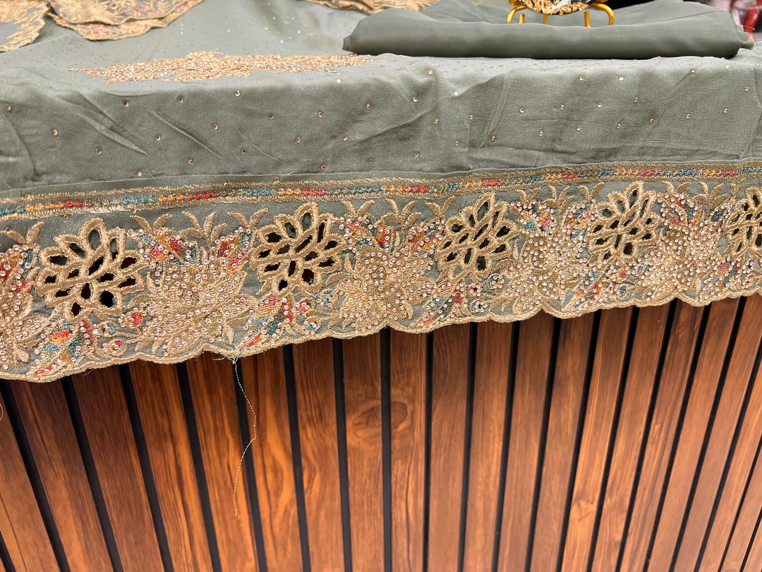 Georgette unstitched suit 2754