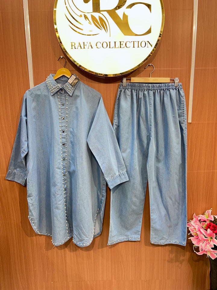 Denim long Co-ord sets 2723