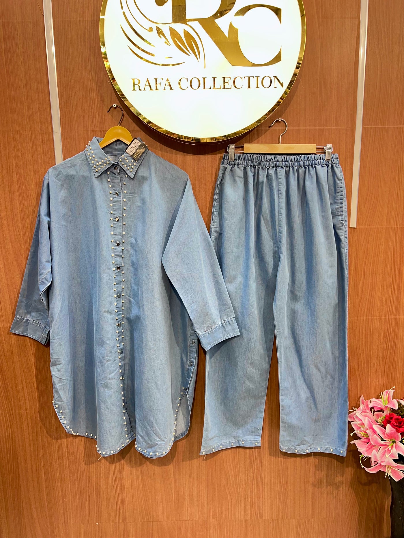 Denim long Co-ord sets 2723