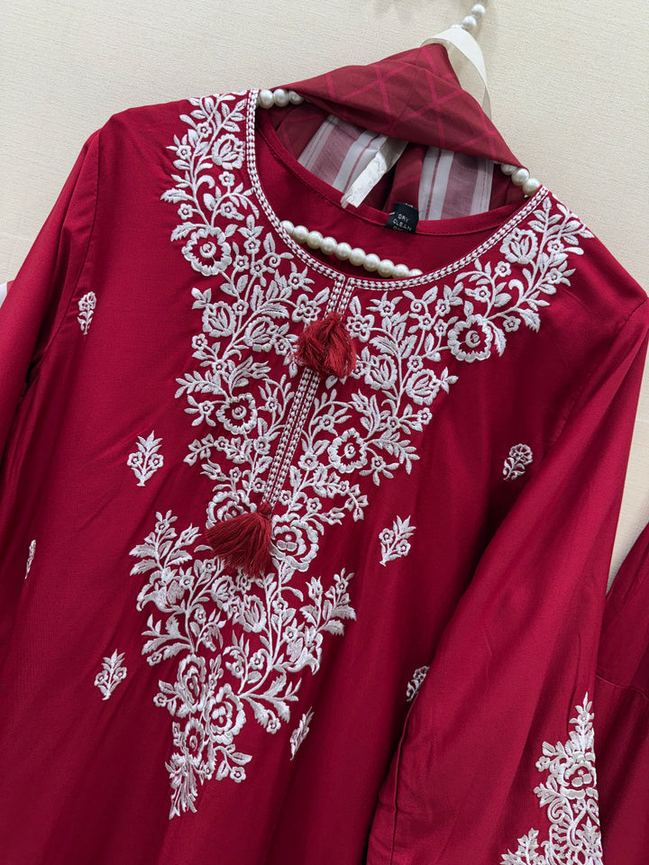 Pakistani Embroidered farshi suits