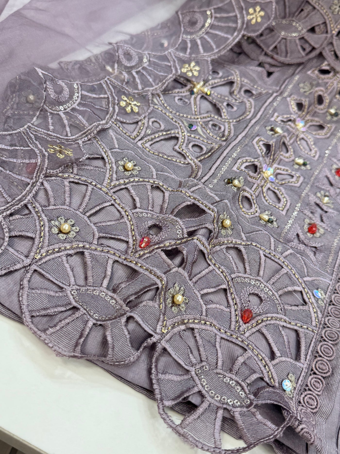 Pakistani cutwork formals 2551