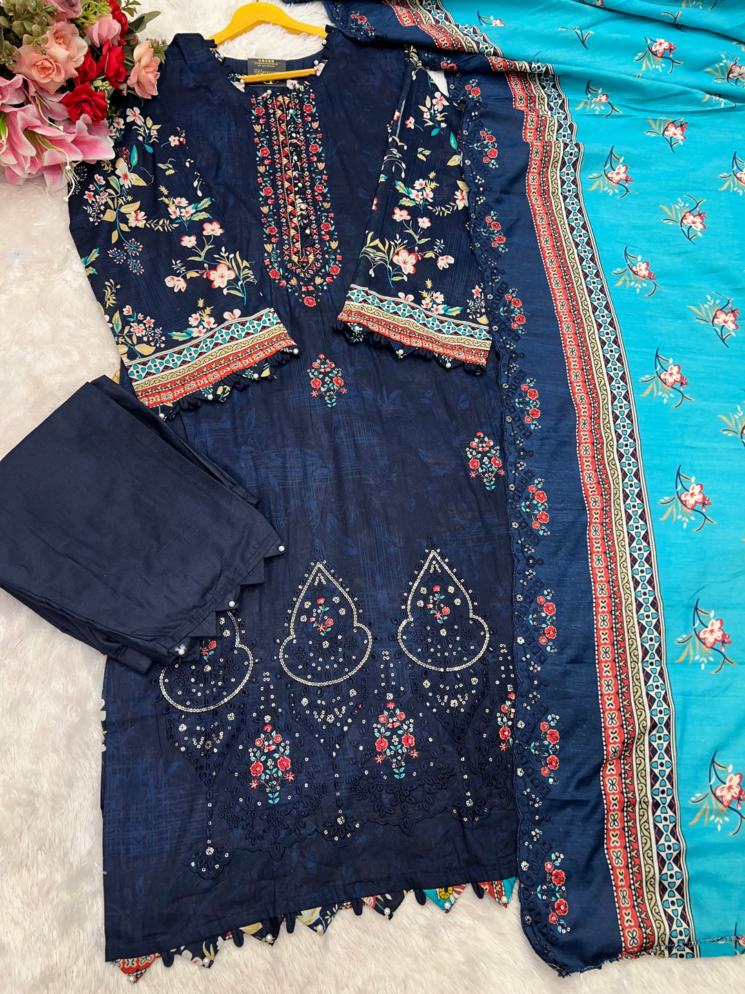 Pearl Handcrafted cotton Suits