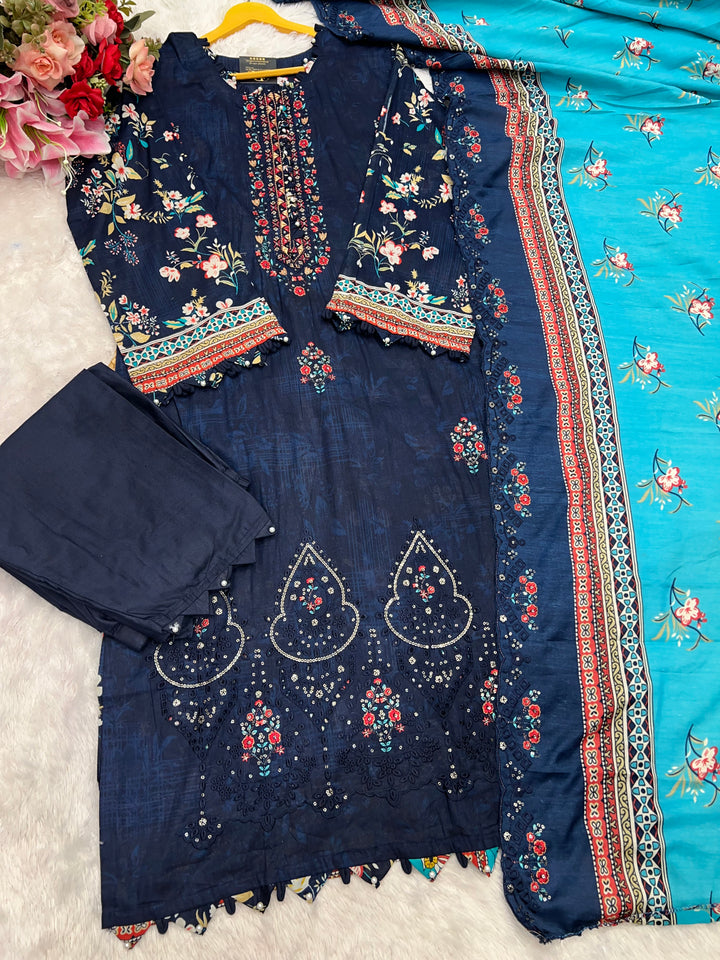 Pearl Handcrafted cotton Suits