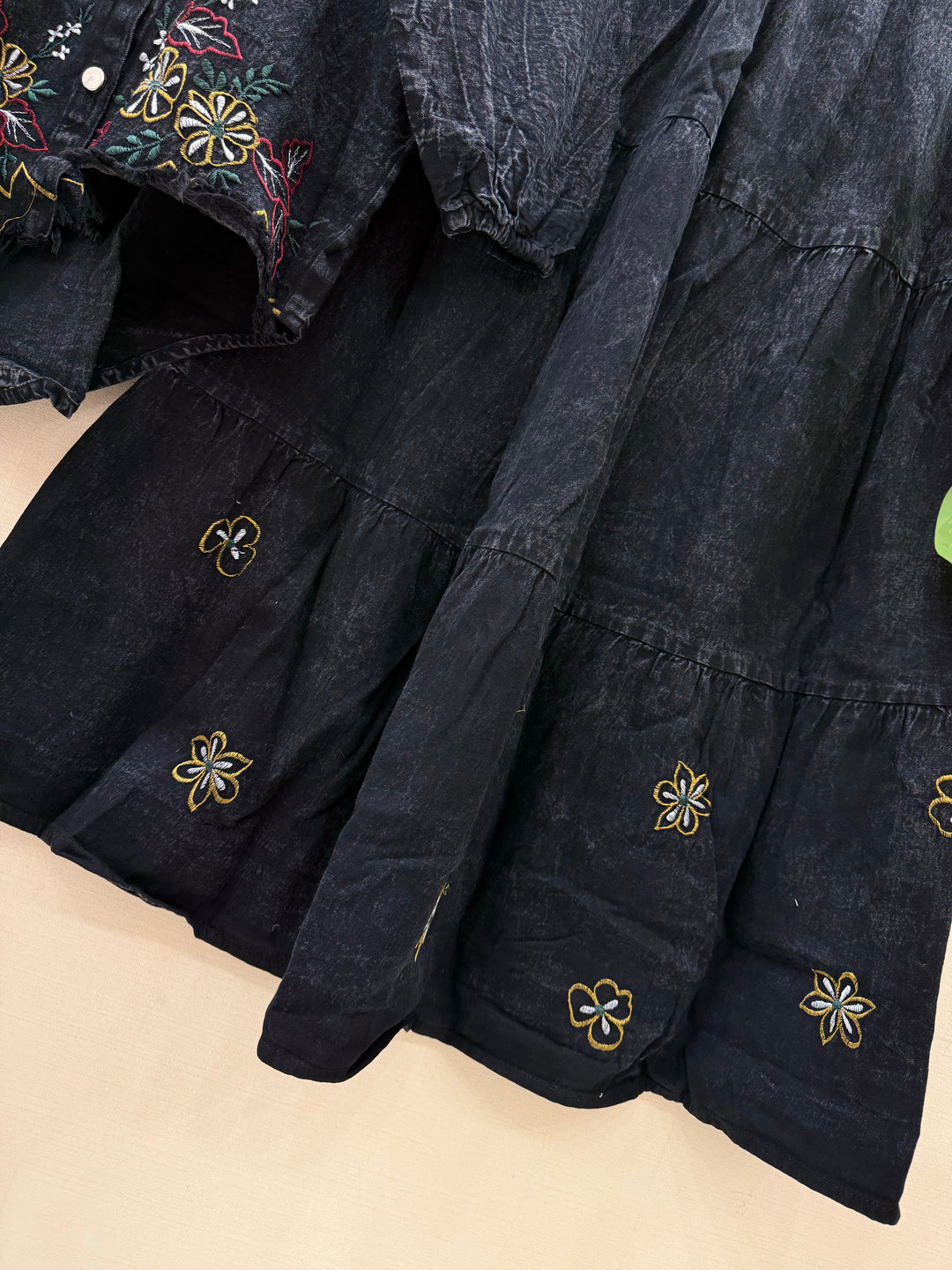 Denim skirt sets