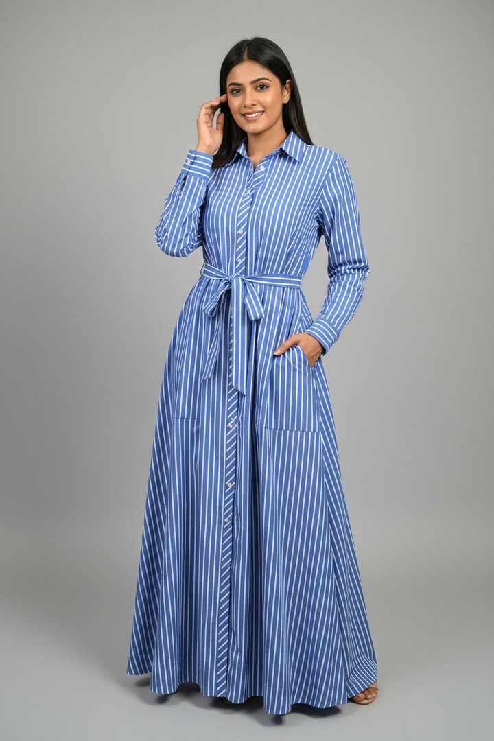 Cotton long Dress 2840