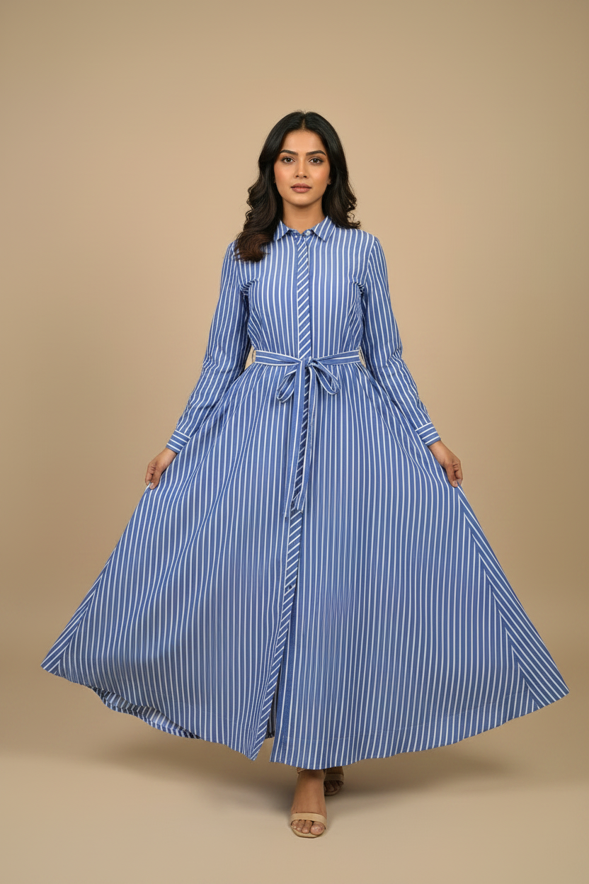 Cotton long Dress 2840