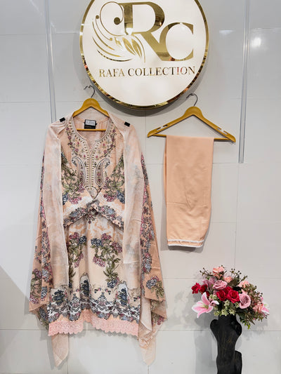 Cotton Embroidered suits 2615