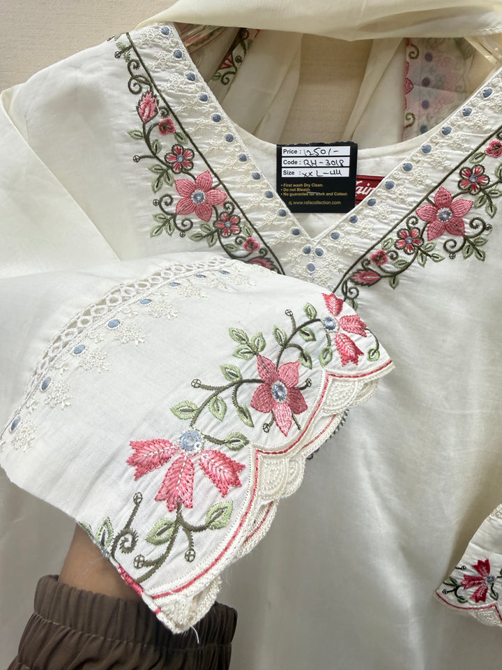 Cotton Embroided suits