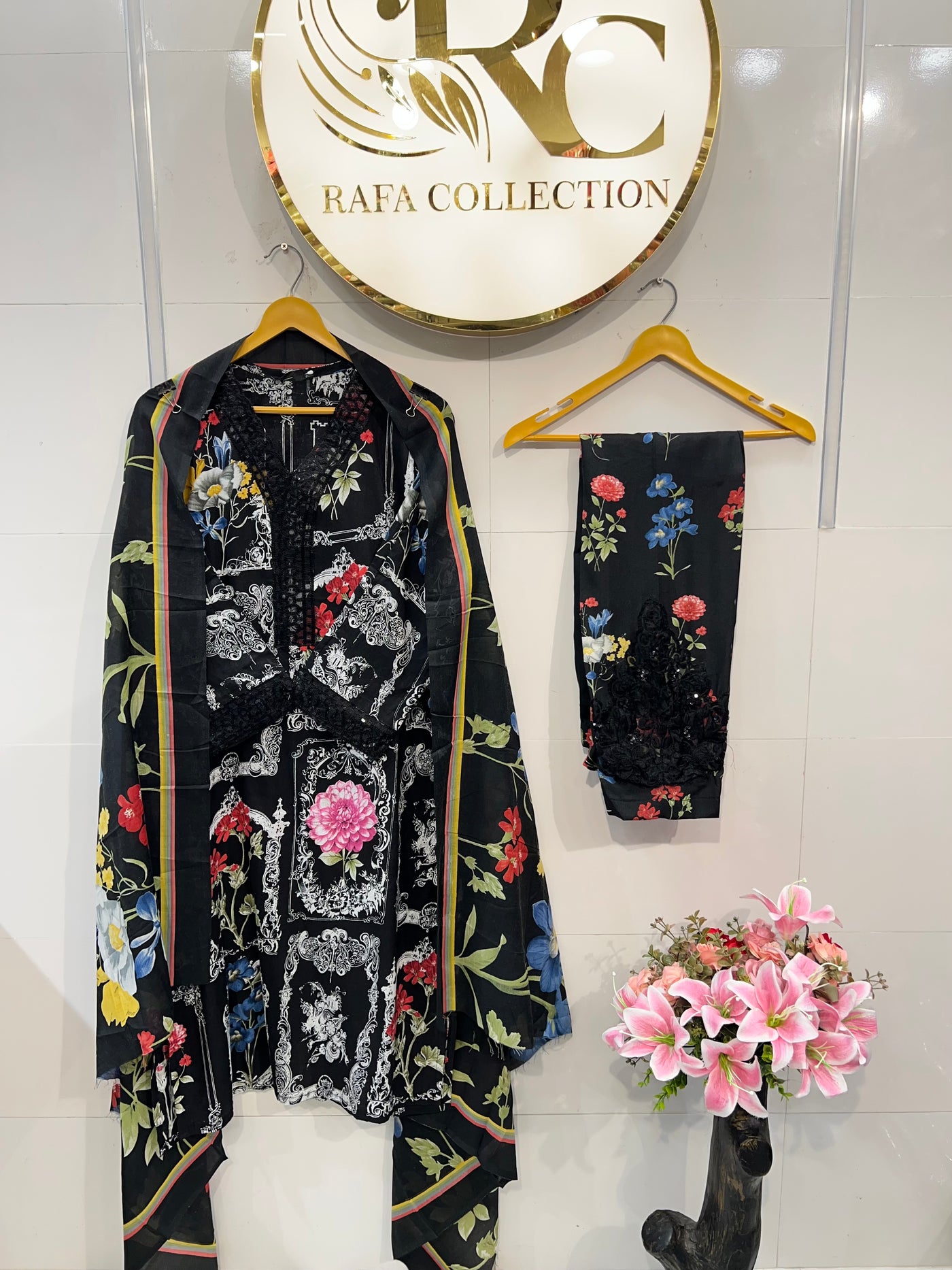 Pakistani patch work suits 2504