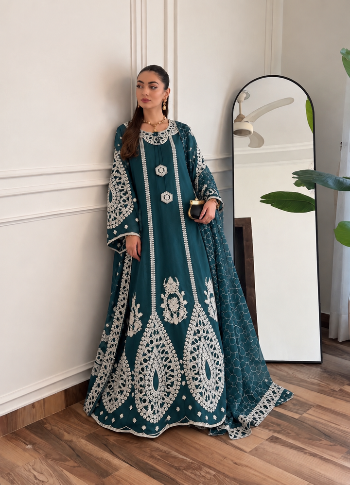 Premium cutwork long suit