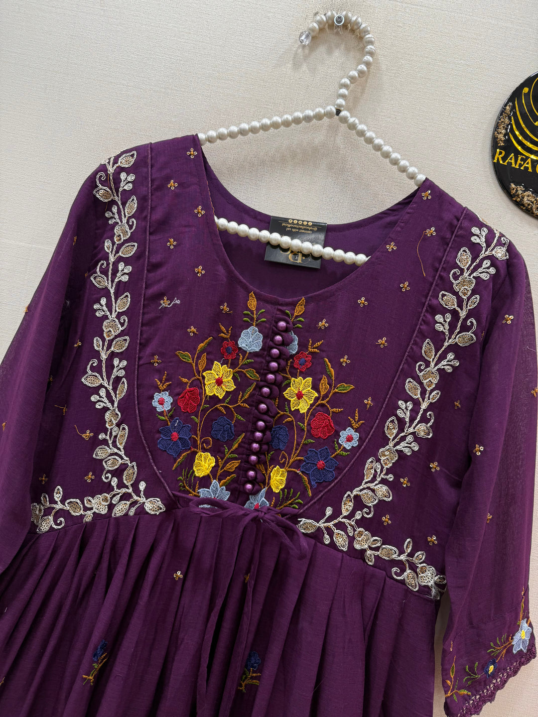 cotton embroidered gowns