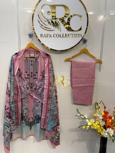 Embroided ready to wear suit 1384