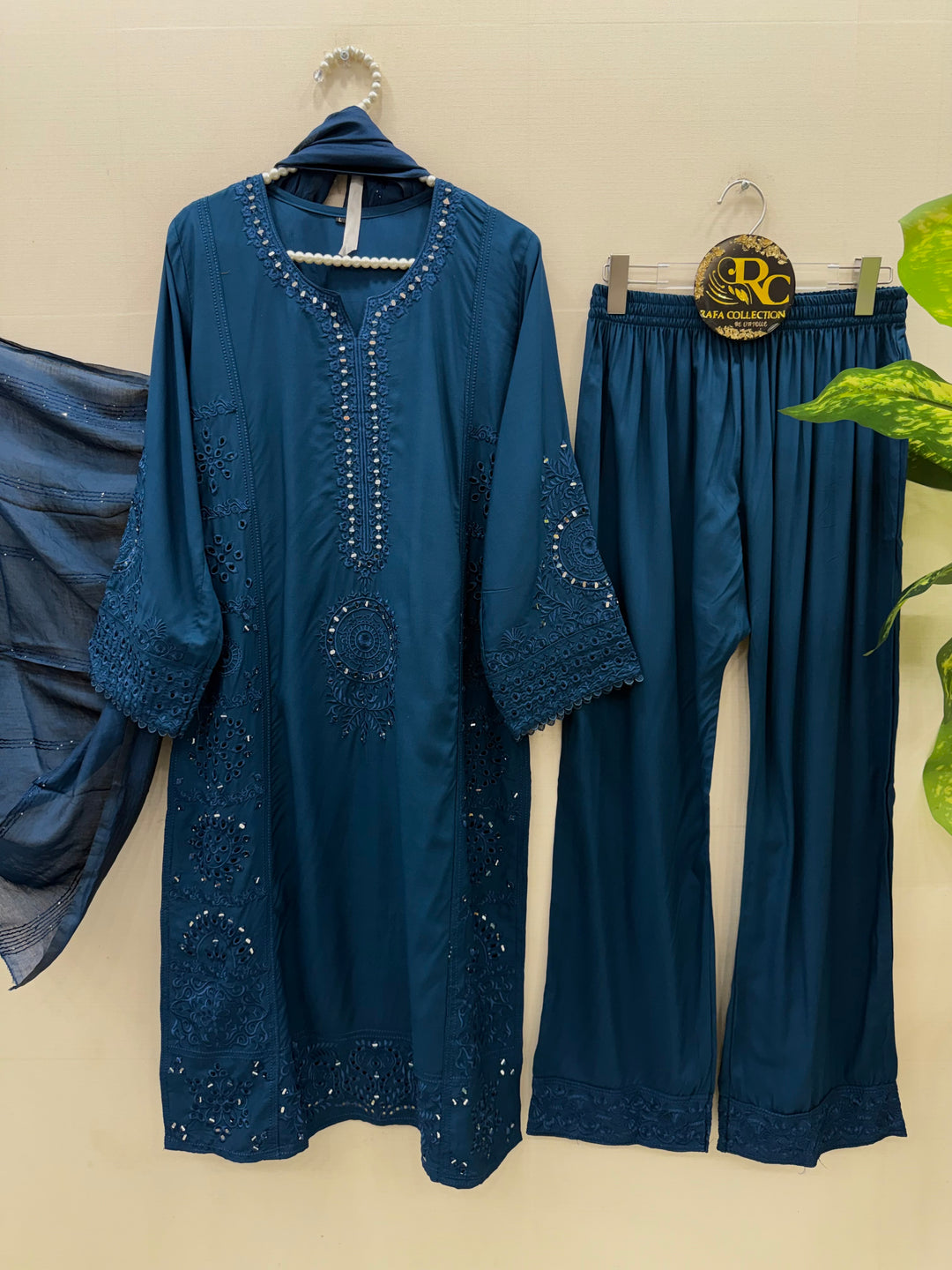 Rayon Embroidered suits