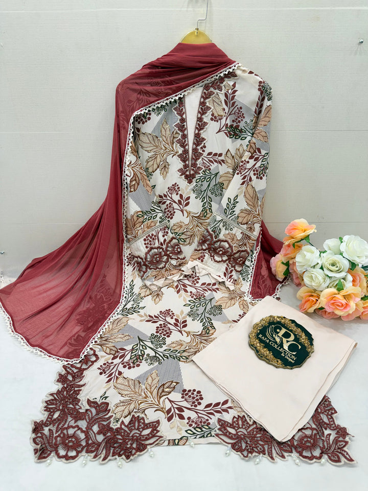 Pakistani cutwork suits