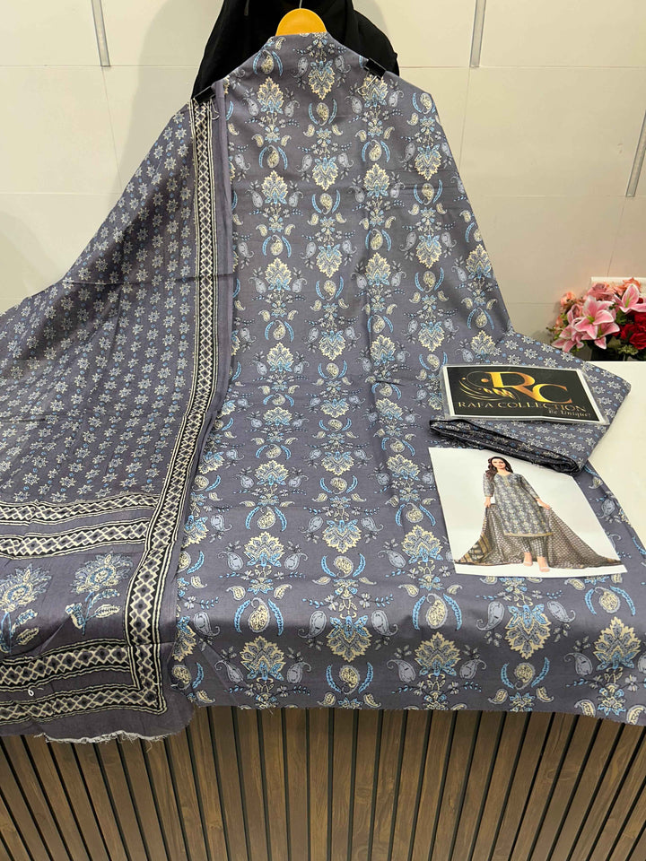Cotton Printed suit 11546