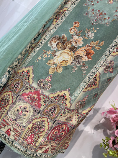 Muslin unstitched Suits 1880