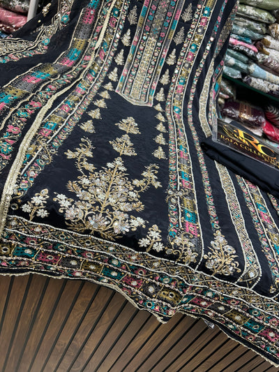 Laiba Handwork Unstitched Suit 2234
