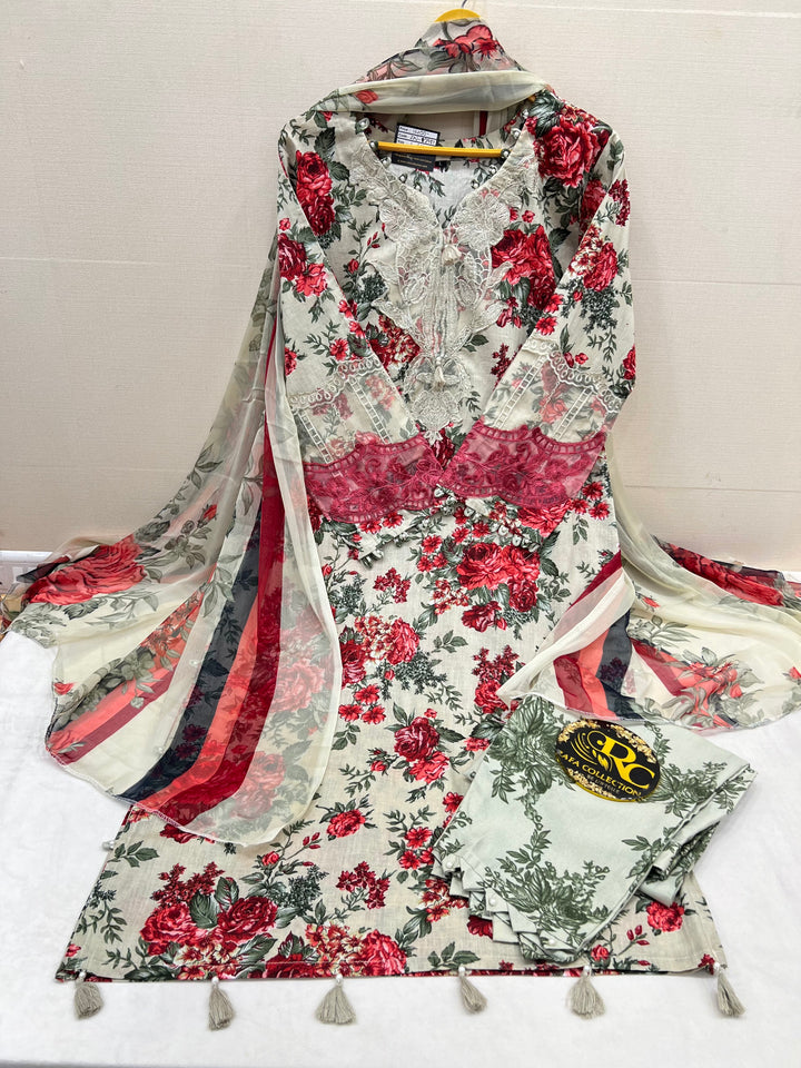 Pakistani patch work suits 2987