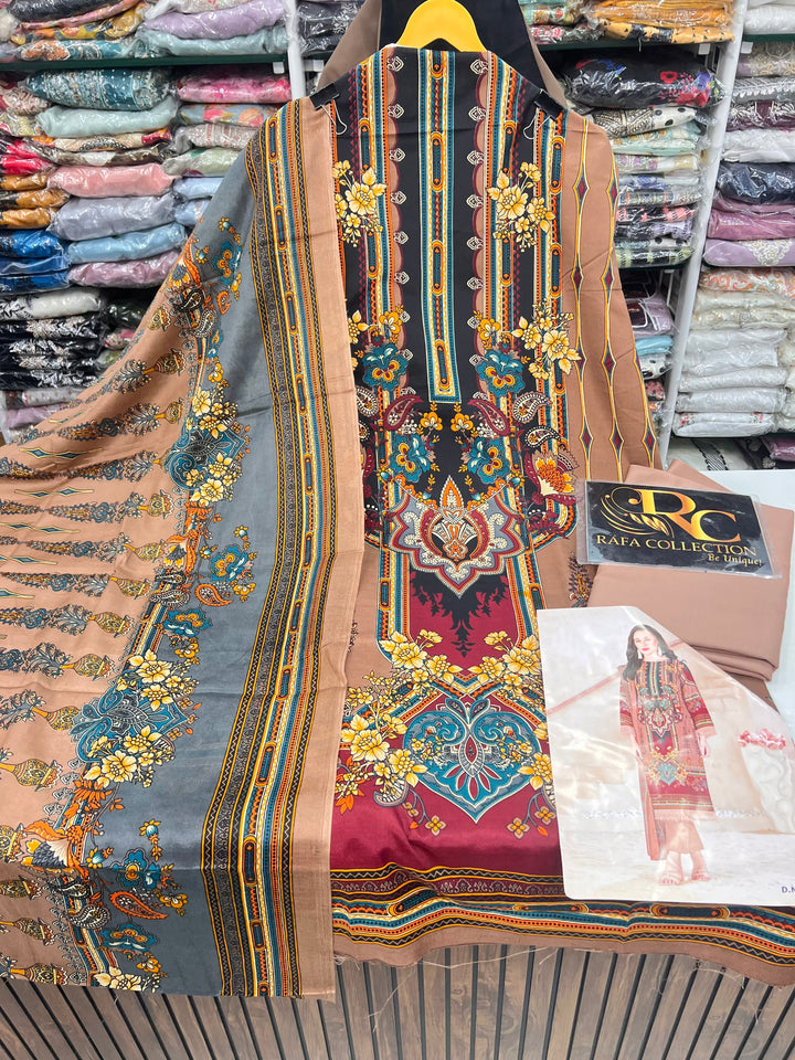 Cotton Printed suit 182852