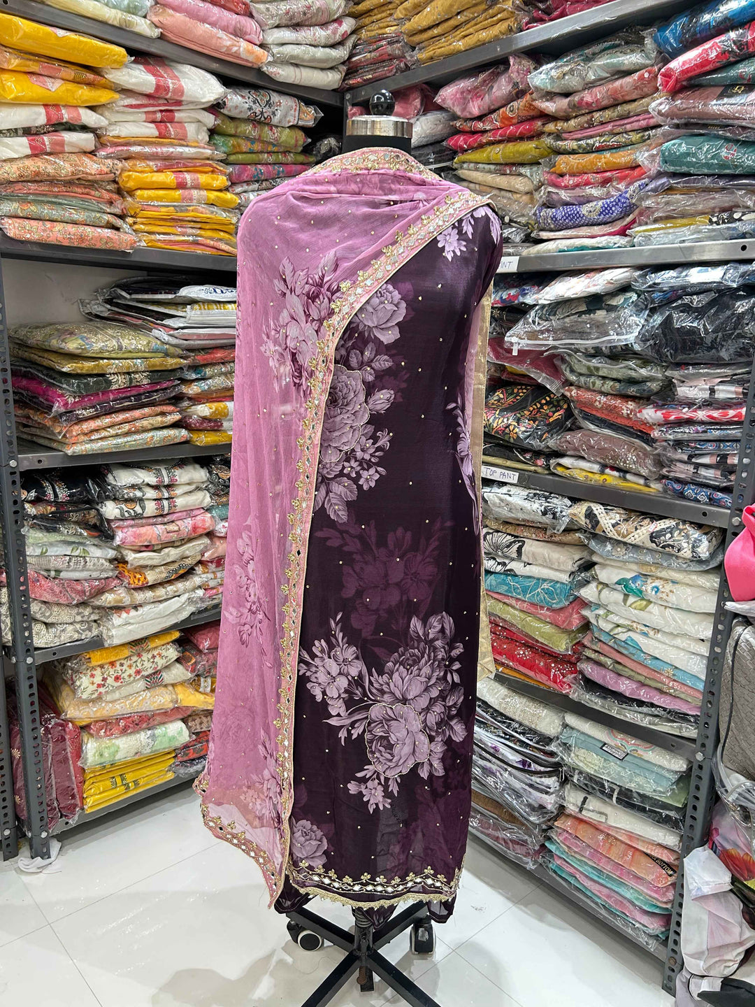 Organza Handwork Suit 2247