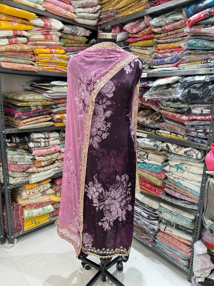 Organza Handwork Suit 2247