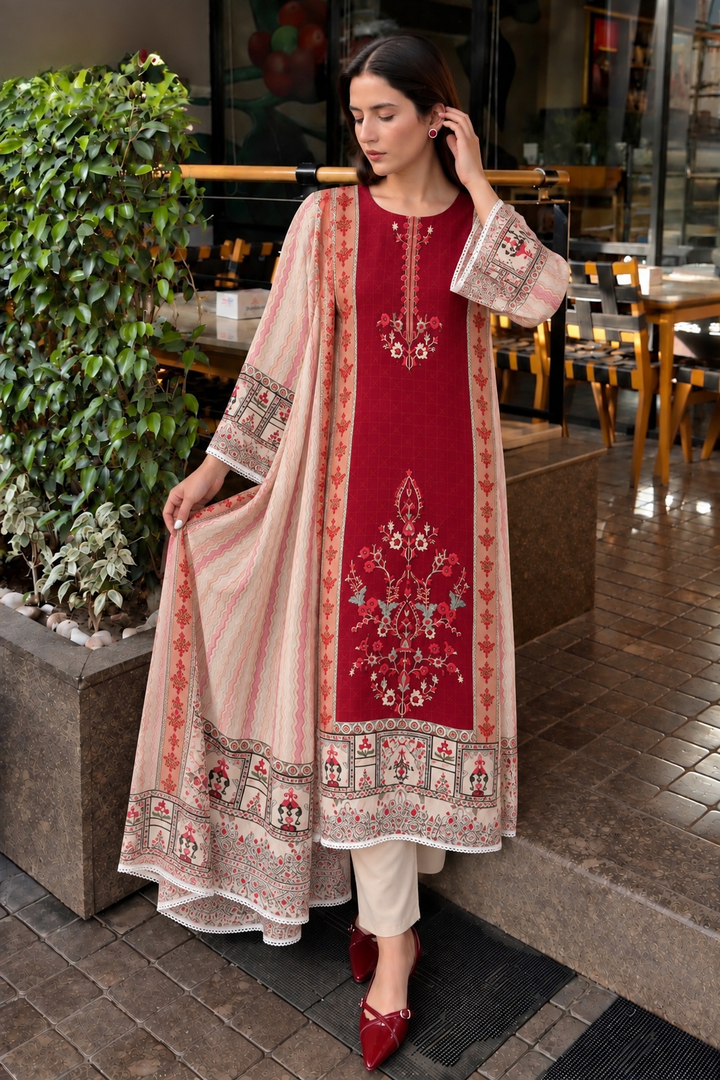 Cotton Embroidery Suits