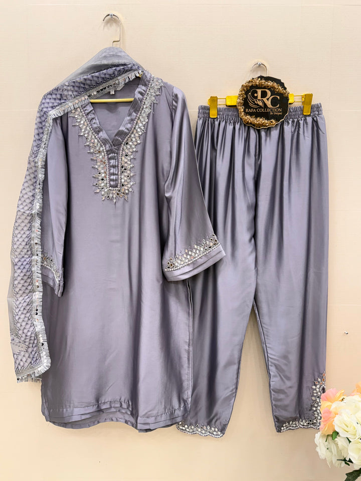 Mirror Handwork Suit