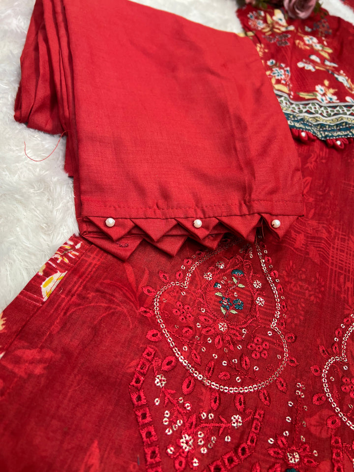 Pearl Handcrafted cotton Suits