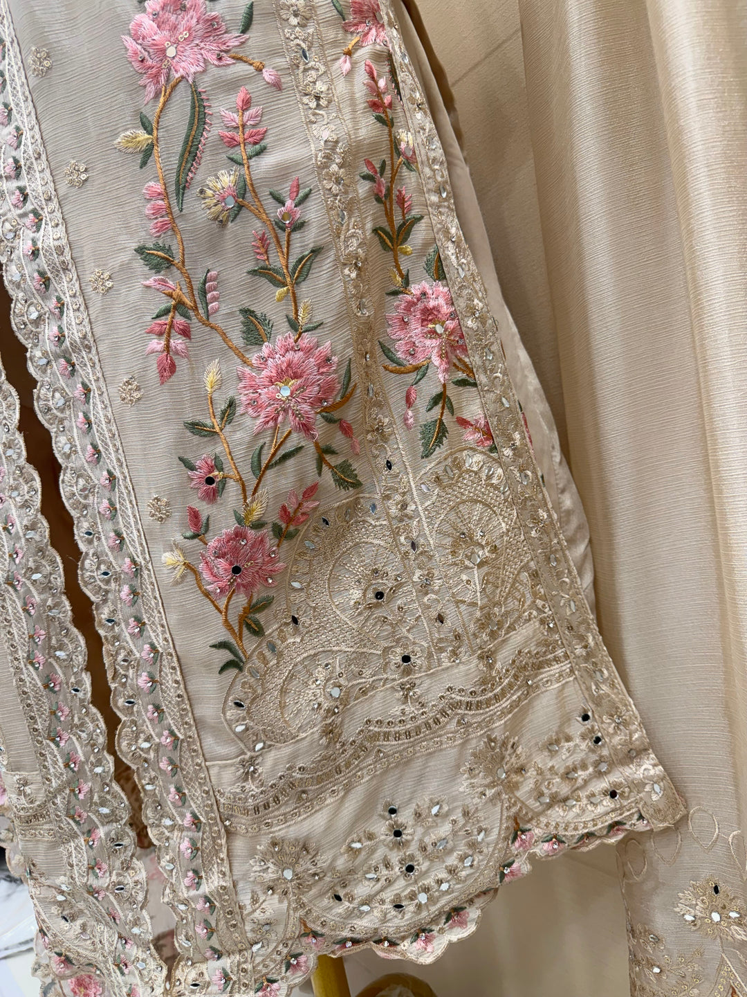 Mirror Work Embroidered suits