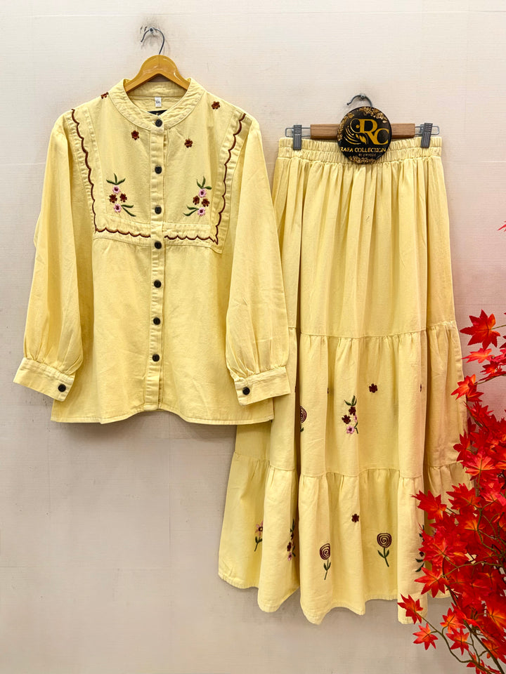 Denim Skirt co-ord sets