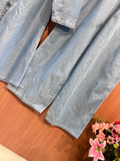 Denim Embroided Co-Ord Sets 2547
