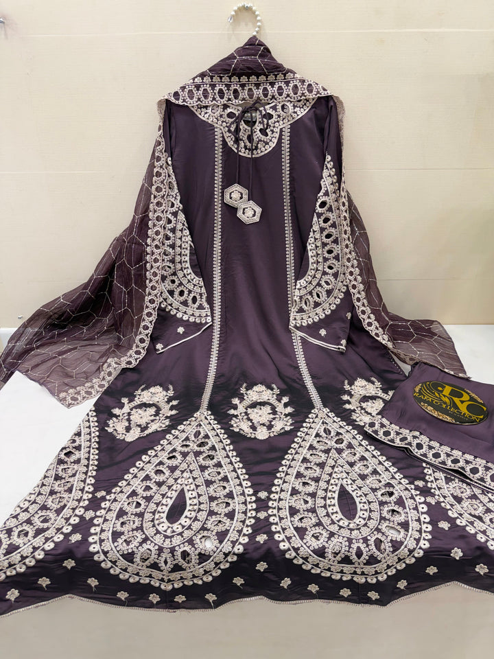 Premium cutwork long suit