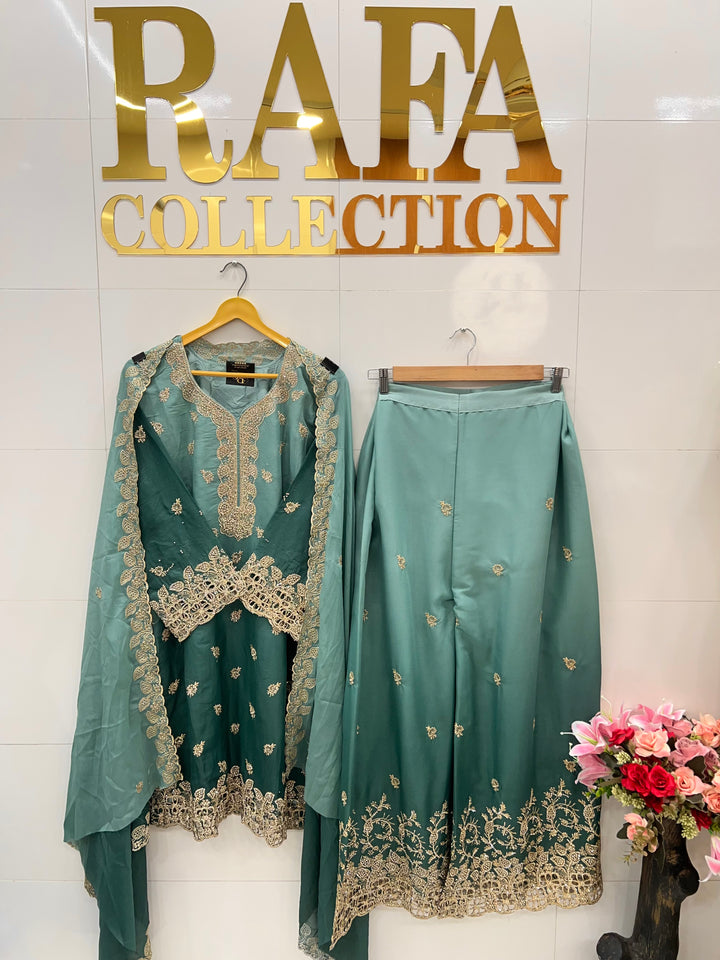 Pakistani party wear suits 17396