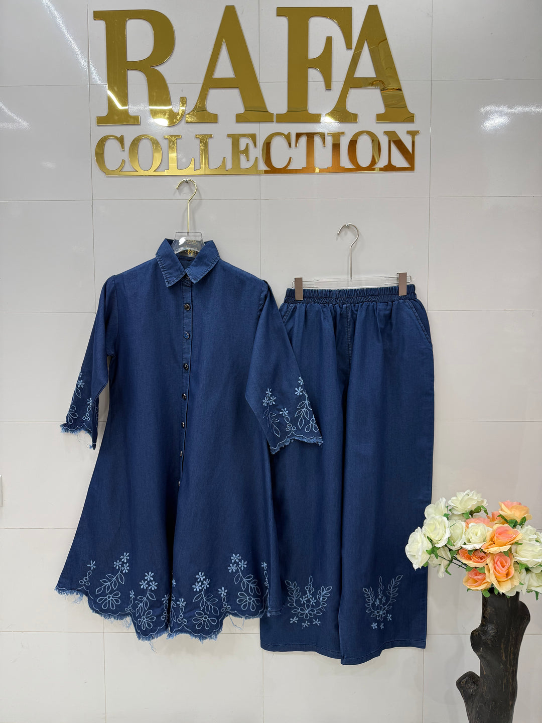 Denim co-ord sets