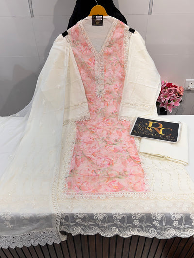 Cotton unstitched suit 672704