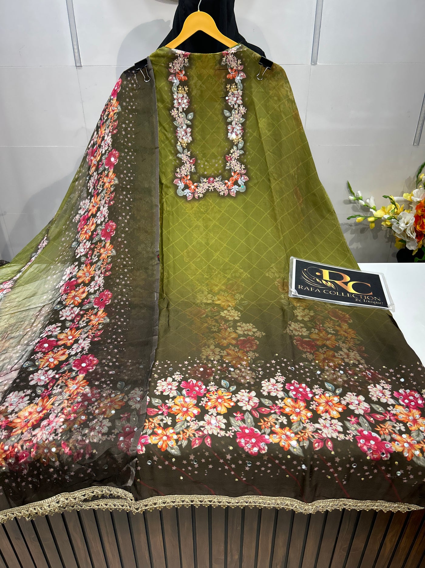 Pure organza Suit 1553
